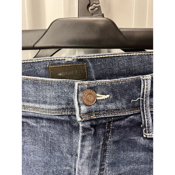 Mother Jeans Womens 28 Long Blue Flare Cruiser Dark Wash Partners Under Cover - Picture 2 of 16